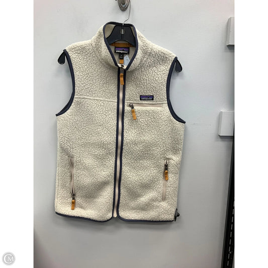 Vest Faux Fur & Sherpa By Patagonia In Cream, Size: M