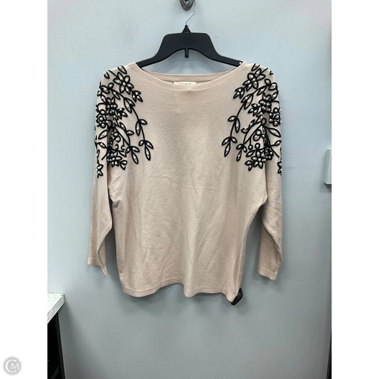 Top Long Sleeve By Clothes Mentor In Cream, Size: M