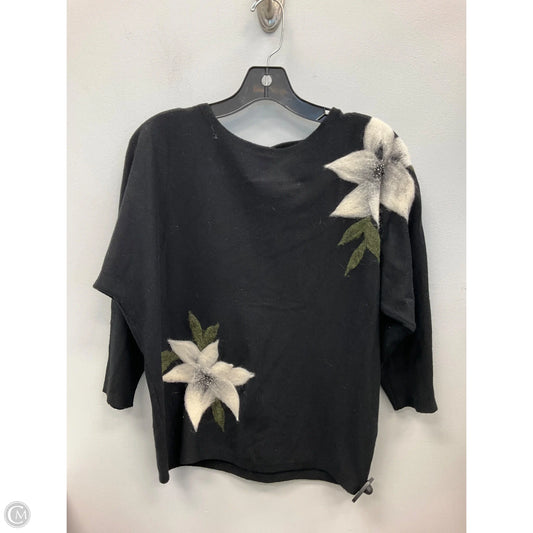Top Long Sleeve By Aaeda In Black, Size: M