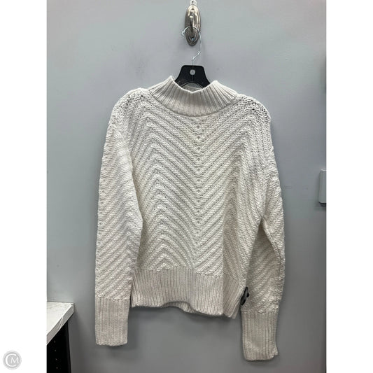 Sweater By Worthington In Cream, Size: L