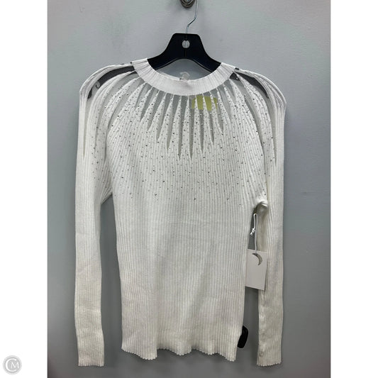 Top Long Sleeve By Luna In Cream, Size: M