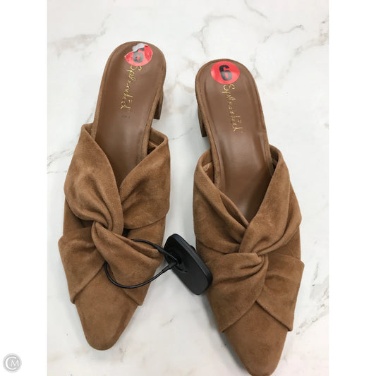 Shoes Heels Block By Splendid In Brown, Size: 6