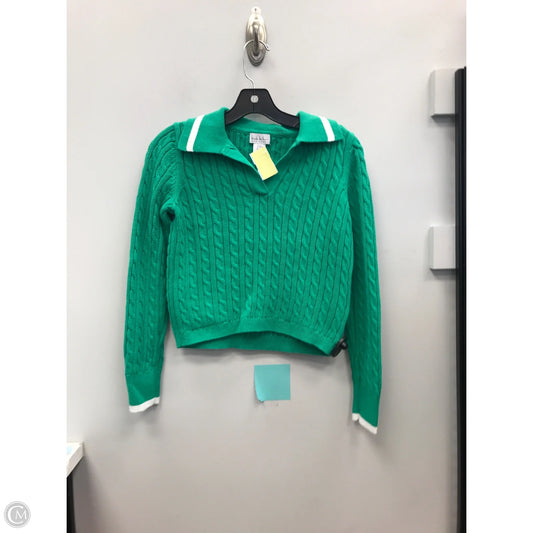 Top Long Sleeve By Nicole Miller In Green, Size: Xs
