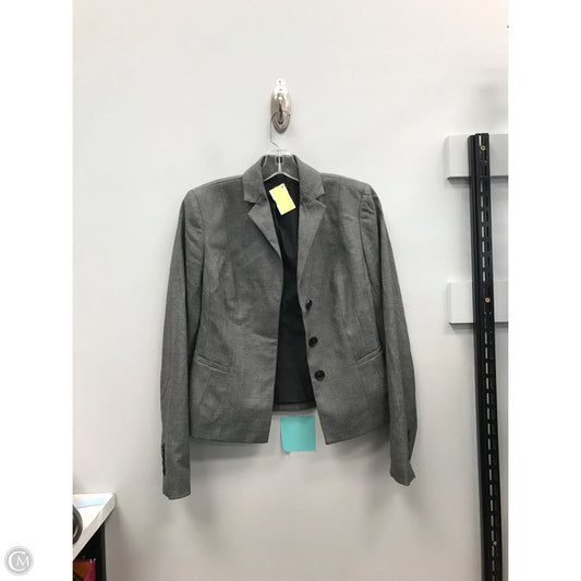 Blazer By Ann Taylor In Grey, Size: 0