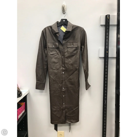 Dress Casual Midi By J Mclaughlin In Brown, Size: Xs