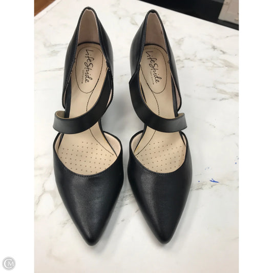 Shoes Heels Kitten By Life Stride In Black, Size: 8