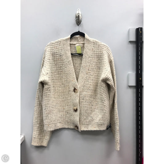 Sweater Cardigan By Universal Thread In Cream, Size: M