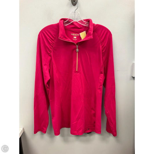 Top Long Sleeve Designer By Lilly Pulitzer In Pink, Size: Xxl