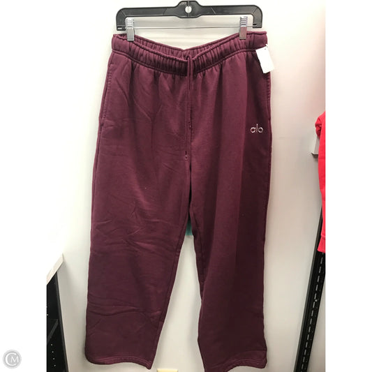 Athletic Pants By Alo In Purple, Size: L