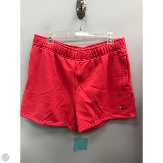 Athletic Shorts By Alo In Coral, Size: L