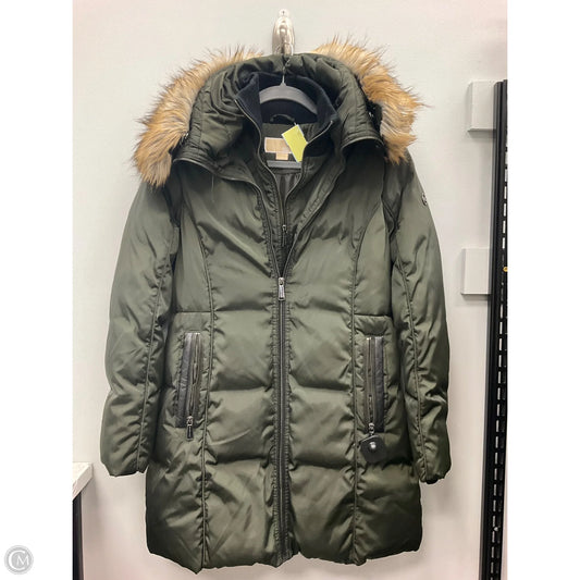 Coat Parka By Michael By Michael Kors In Green, Size: M