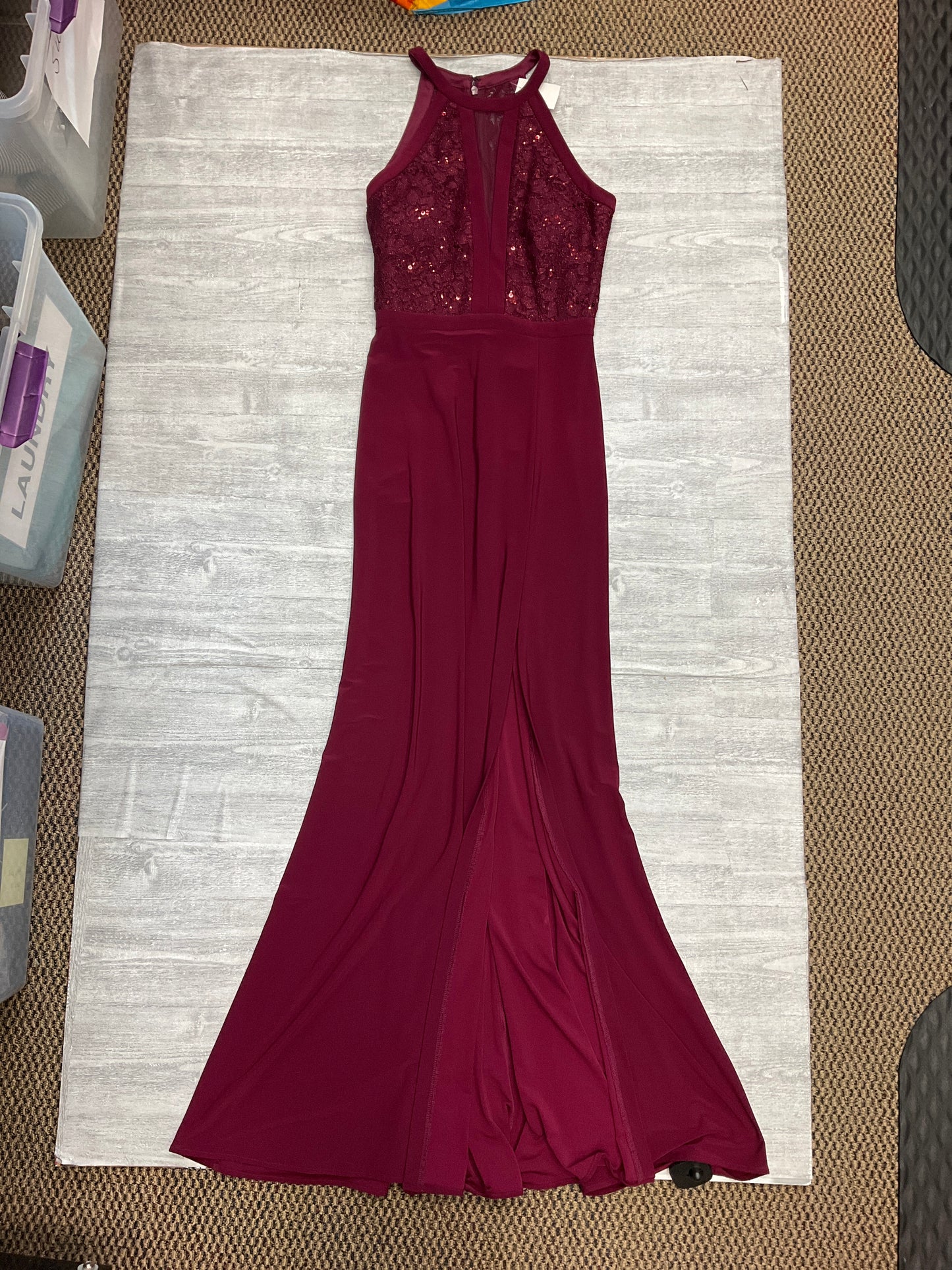 Dress Party Long By Nightway In Purple, Size: 2