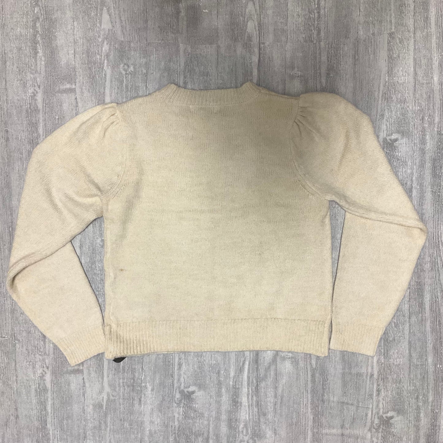 Sweater By Francesca’s In Cream, Size: Xs