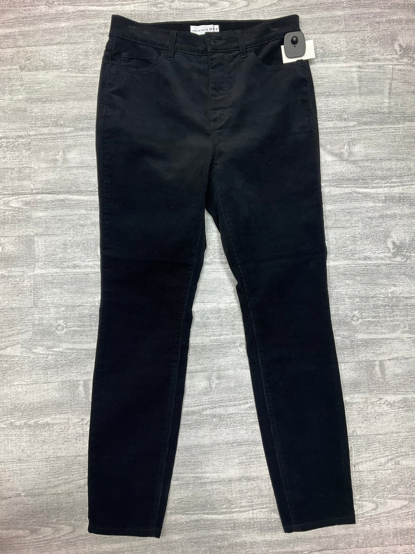 Pants Corduroy By Loft In Black, Size: 4