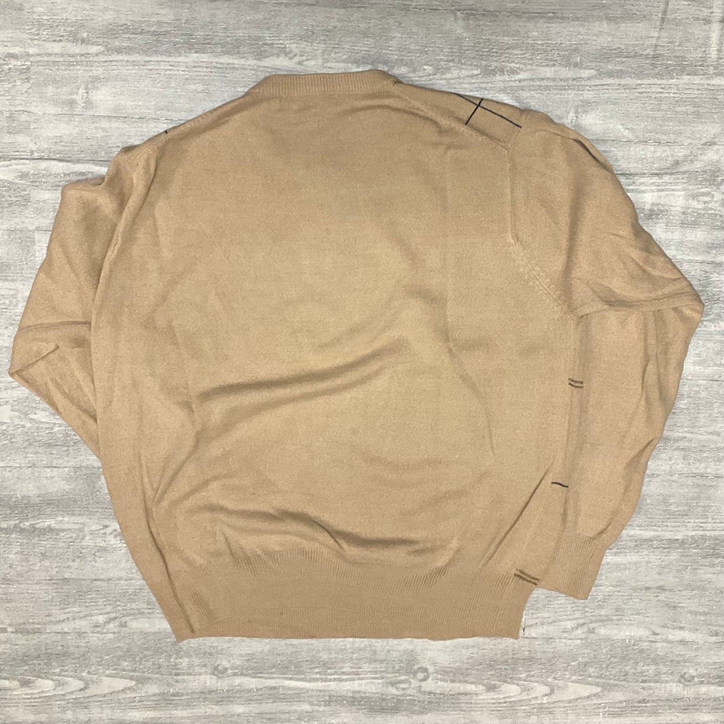 Sweater By Geoffery Beene In Tan, Size: L