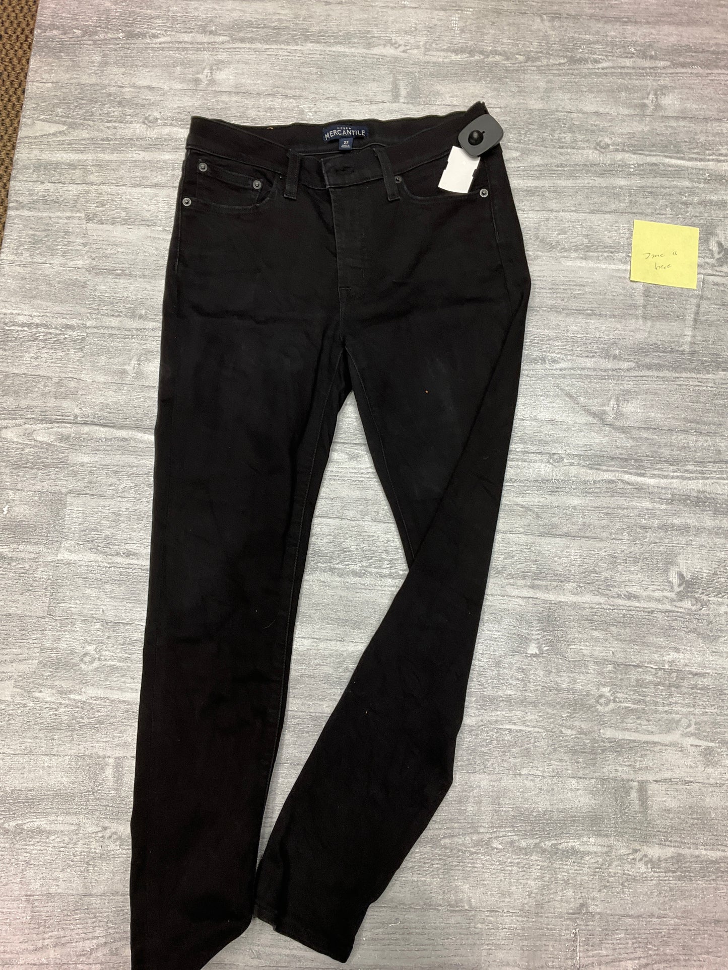 Jeans Skinny By J. Crew In Black, Size: 4