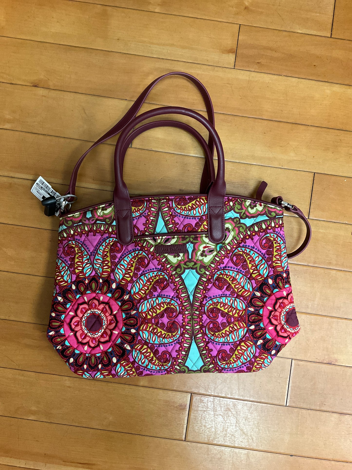 Handbag By Vera Bradley, Size: Medium