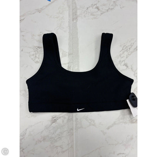 Athletic Bra By Nike In Black, Size: M