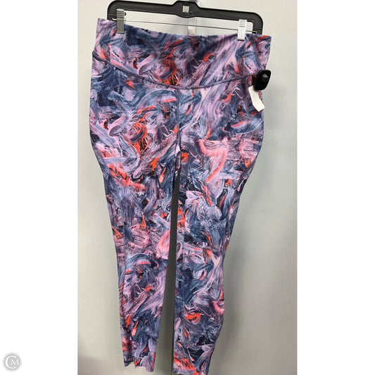 Athletic Leggings By Lululemon In Multi-colored, Size: 14