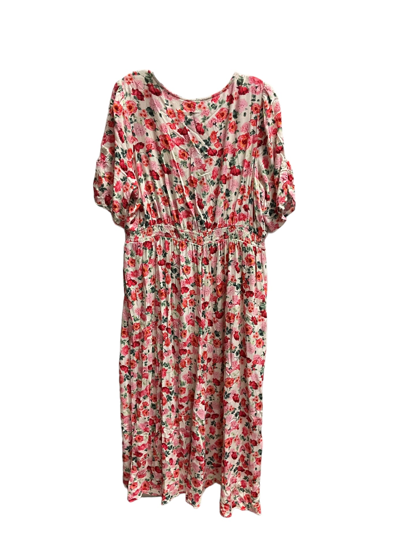 Floral Print Dress Casual Maxi Old Navy, Size Xl