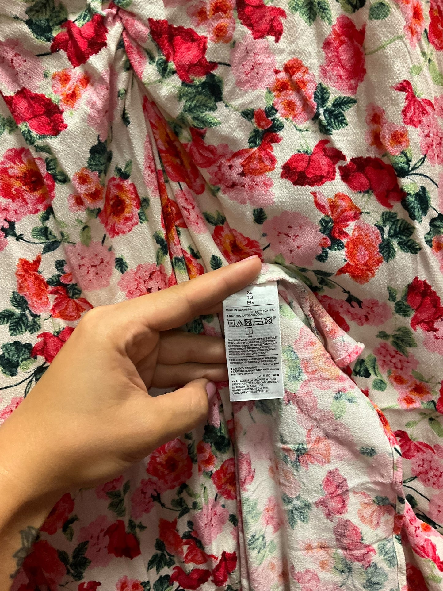 Floral Print Dress Casual Maxi Old Navy, Size Xl