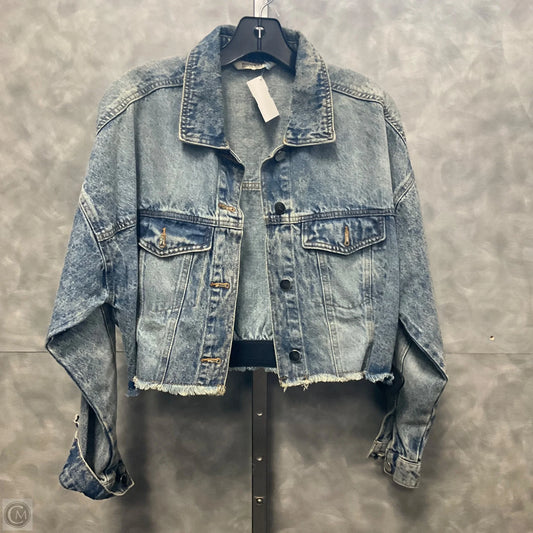 Jacket Denim By Highway In Blue Denim, Size: M