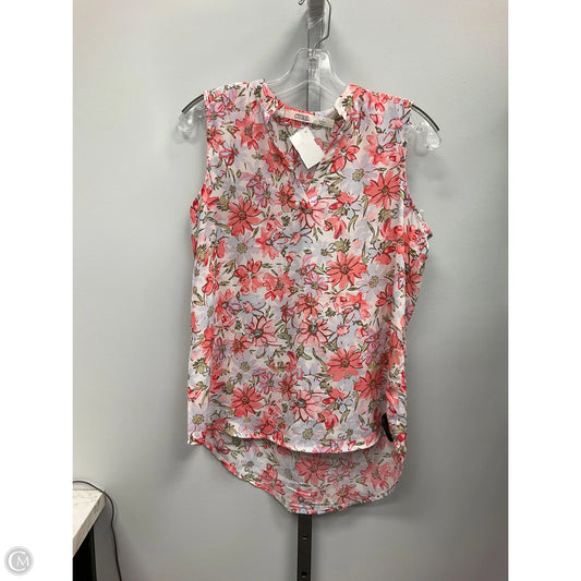 Top Sleeveless By Clothes Mentor In Floral Print, Size: S