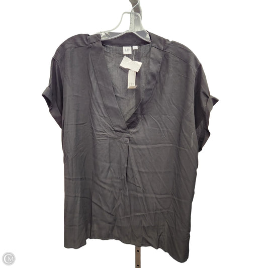 Top Short Sleeve By Gap In Black, Size: Xl