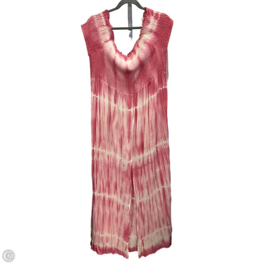 Dress Casual Maxi By Boho Me In Tie Dye Print, Size: 2x