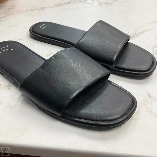 Sandals Flats By A New Day In Black, Size: 9