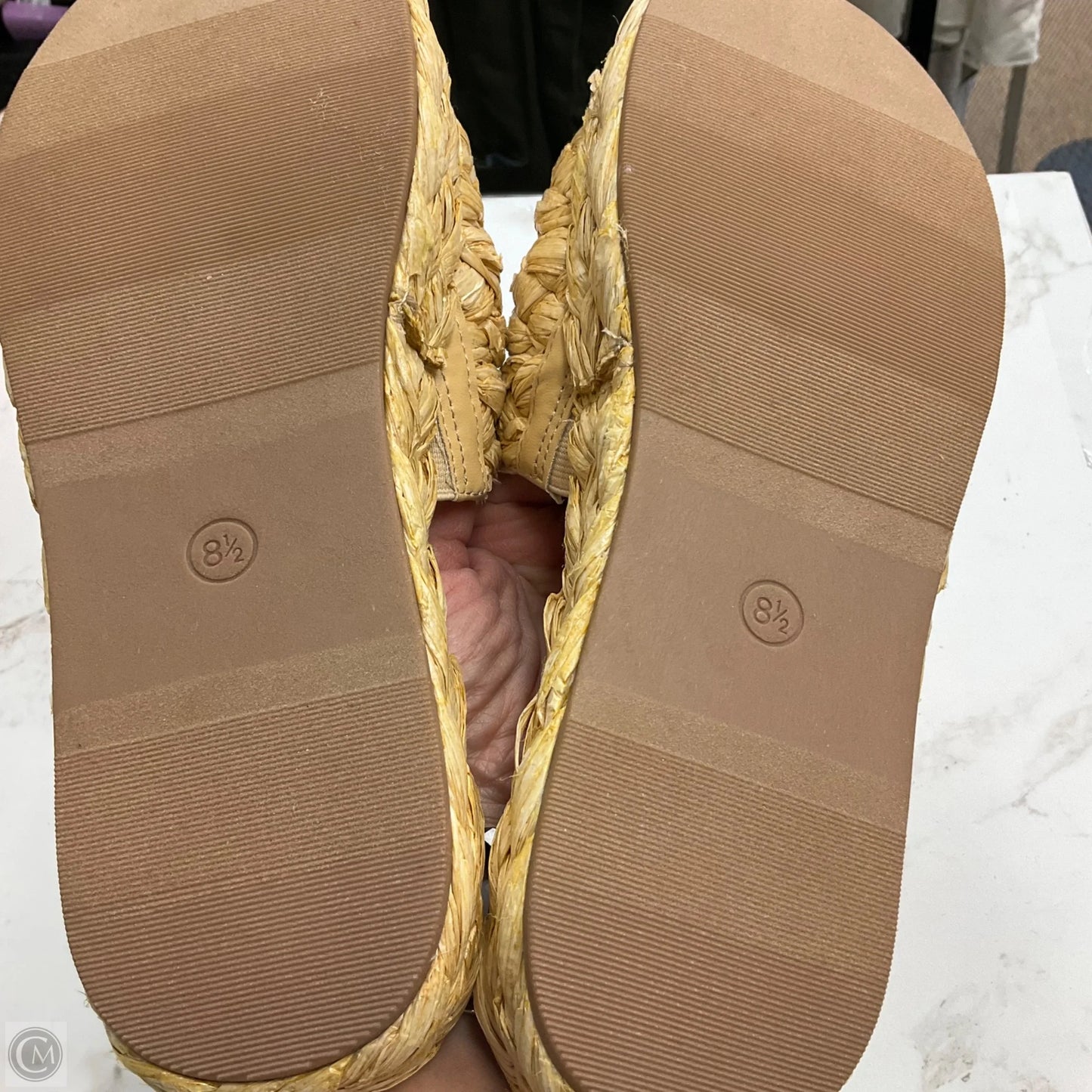 Sandals Flats By A New Day In Tan, Size: 8.5