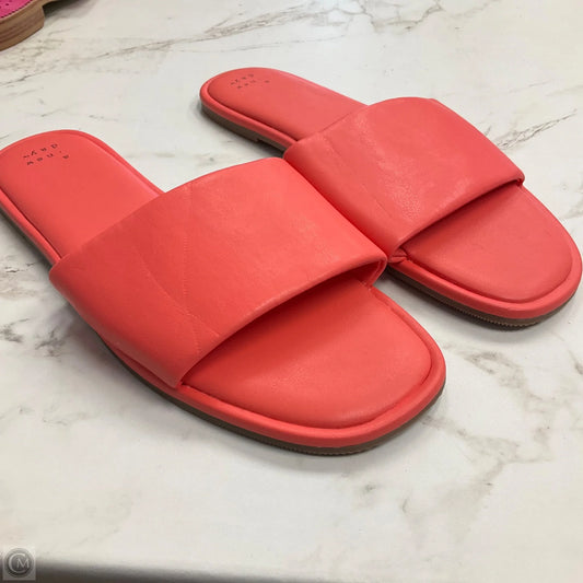 Sandals Flats By A New Day In Coral, Size: 9