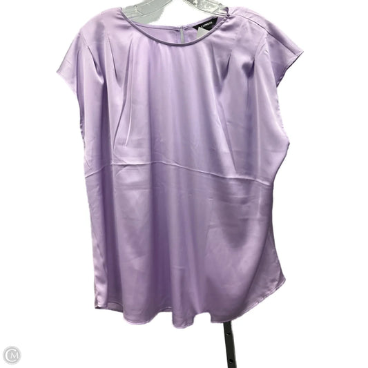 Top Sleeveless By Express In Purple, Size: Xl