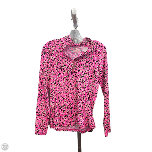Top Long Sleeve Designer By Lilly Pulitzer In Animal Print, Size: S