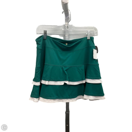 Skirt Designer By Lilly Pulitzer In Green & White, Size: M