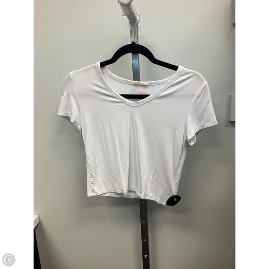 Top Short Sleeve Basic By Clothes Mentor In White, Size: S