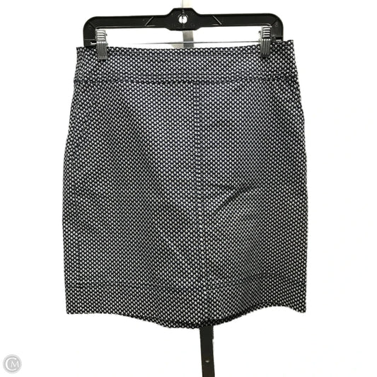 Skirt Mini & Short By Talbots In Blue & White, Size: 6