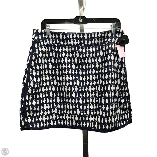 Skort By Vineyard Vines In Blue & White, Size: 8