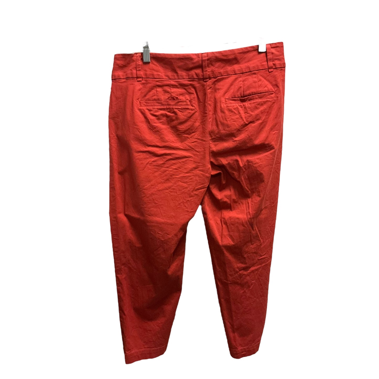 Pants Cropped By Loft In Red, Size: 8