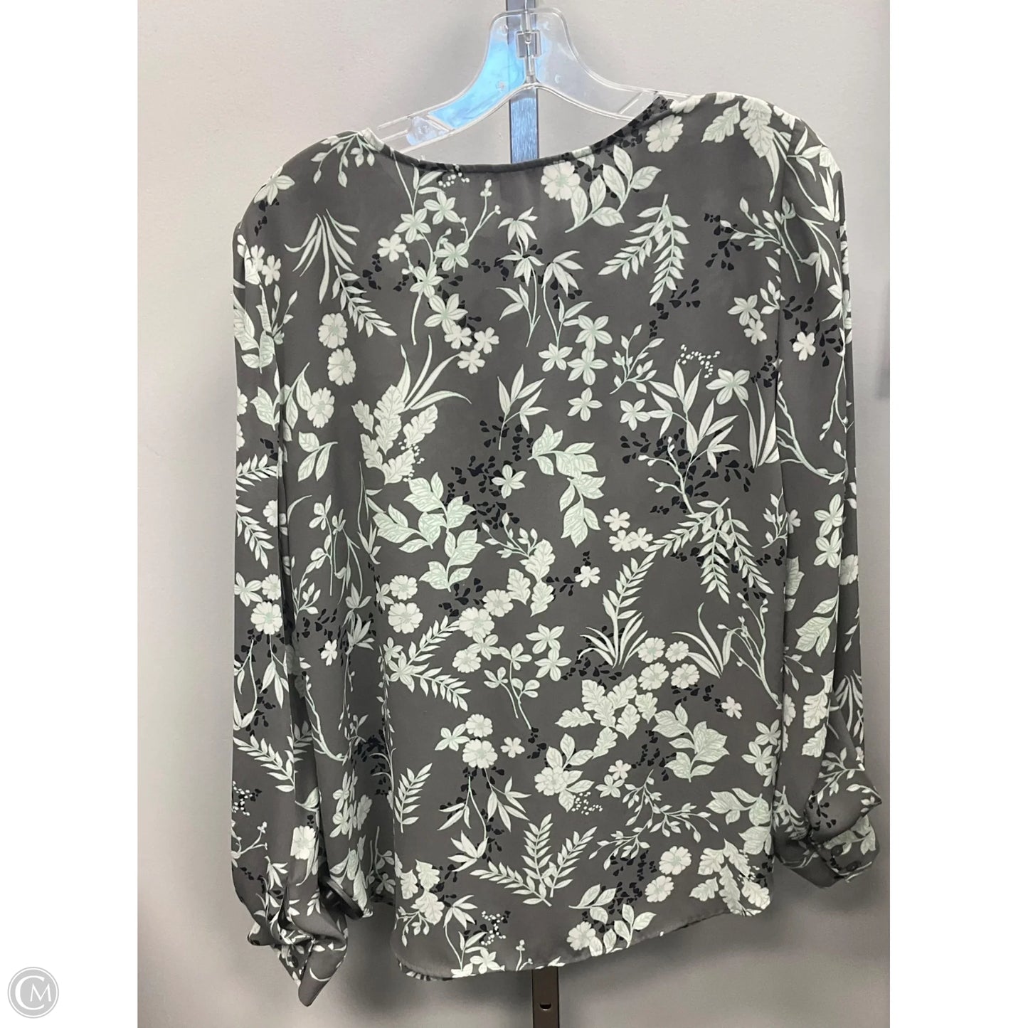 Top Long Sleeve By Ann Taylor In Floral Print, Size: S