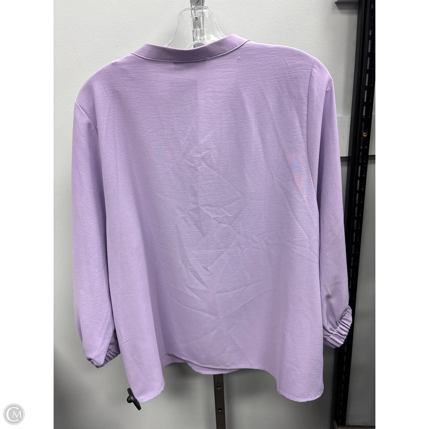 Top Long Sleeve By Clothes Mentor In Purple, Size: L