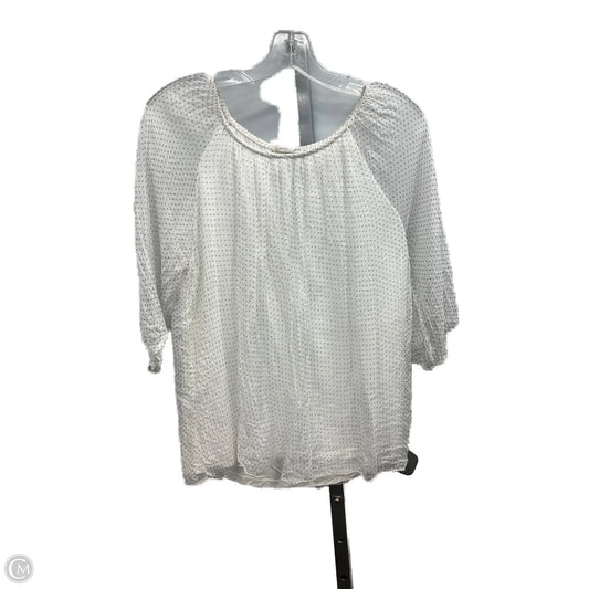 Top Short Sleeve By Viola BORGHI In Polkadot Pattern, Size: S