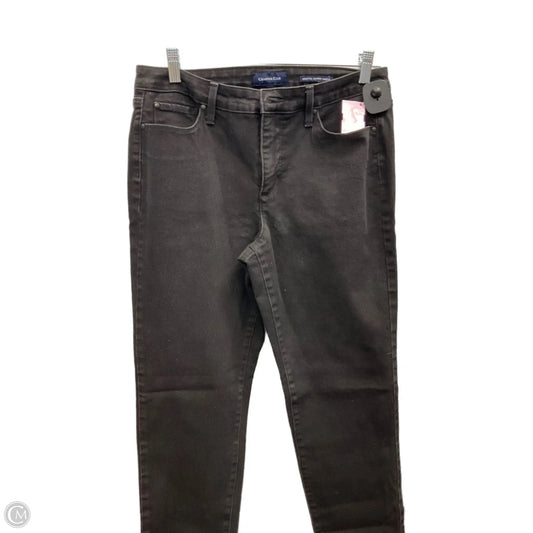 Jeans Skinny By Charter Club In Black Denim, Size: 10
