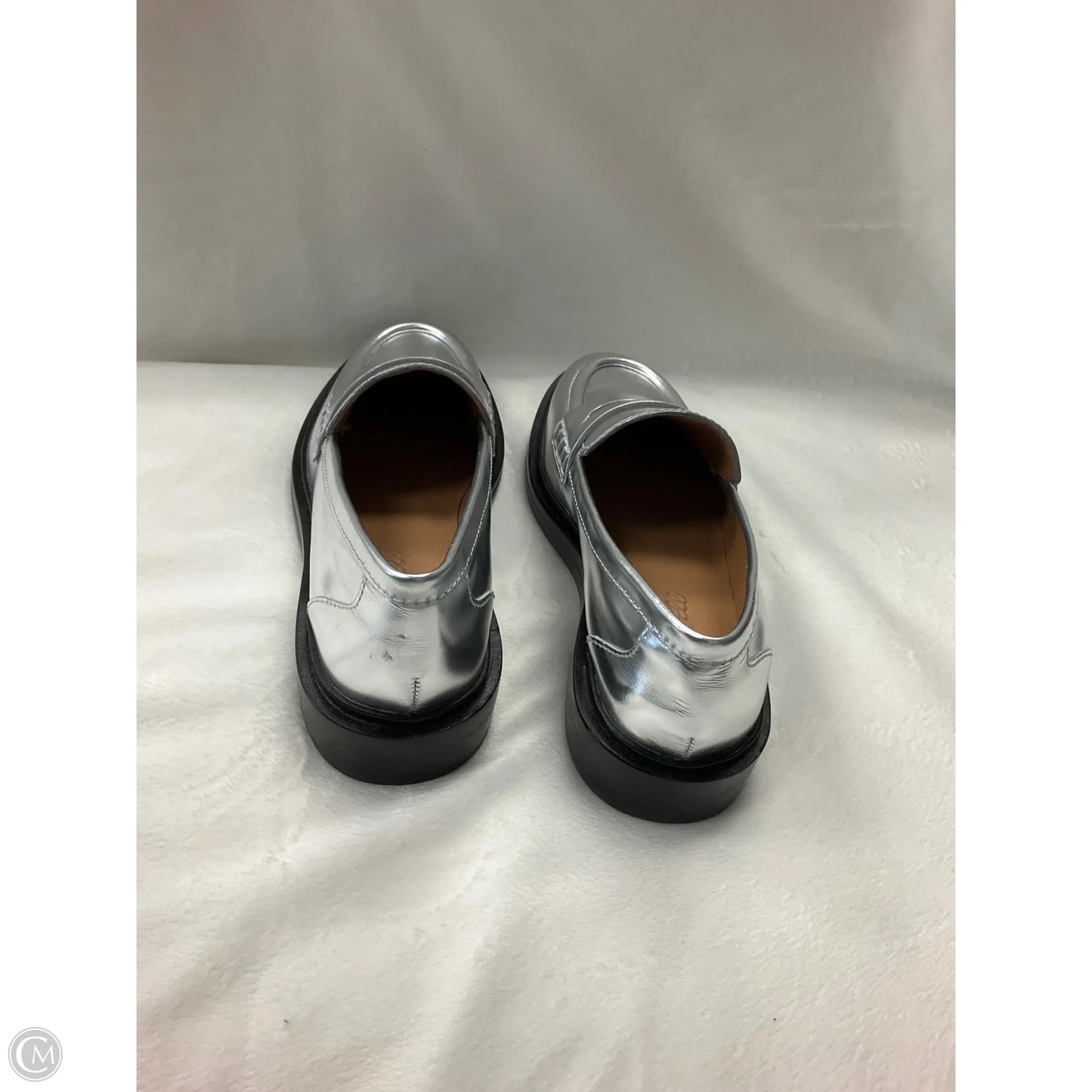 Shoes Flats By Madewell In Silver, Size: 6