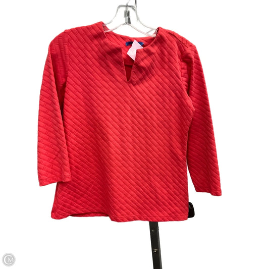 Top 3/4 Sleeve By J Mclaughlin In Coral, Size: S