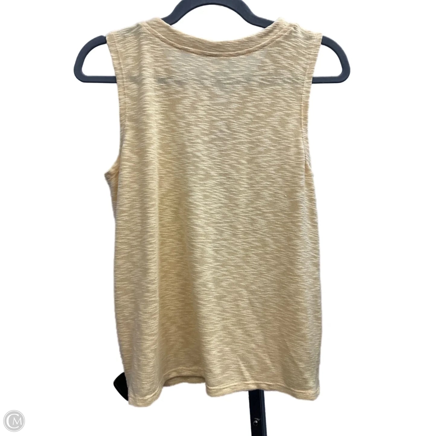 Top Sleeveless By Clothes Mentor In Yellow, Size: Mp