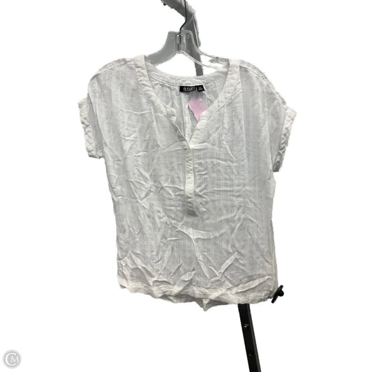 Top Short Sleeve By Ana In White, Size: Sp