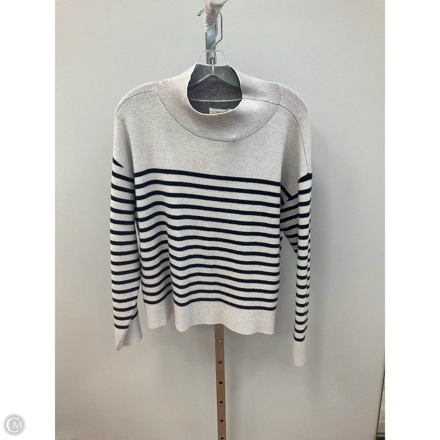 Sweater By Maeve In Striped Pattern, Size: M