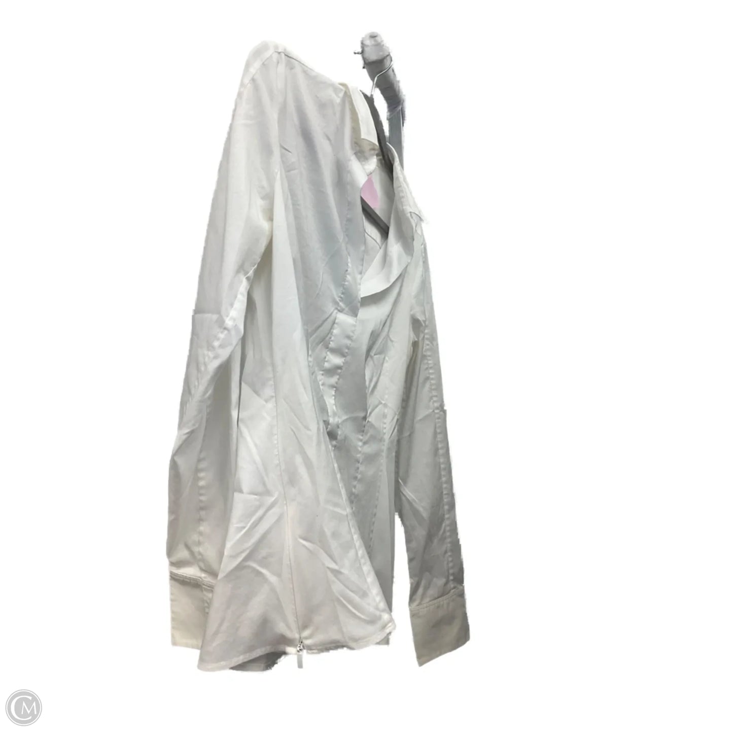 Top Long Sleeve By Hugo Boss In White, Size: 6