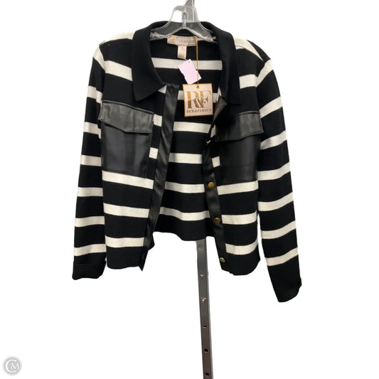 Sweater By Clothes Mentor In Striped Pattern, Size: M